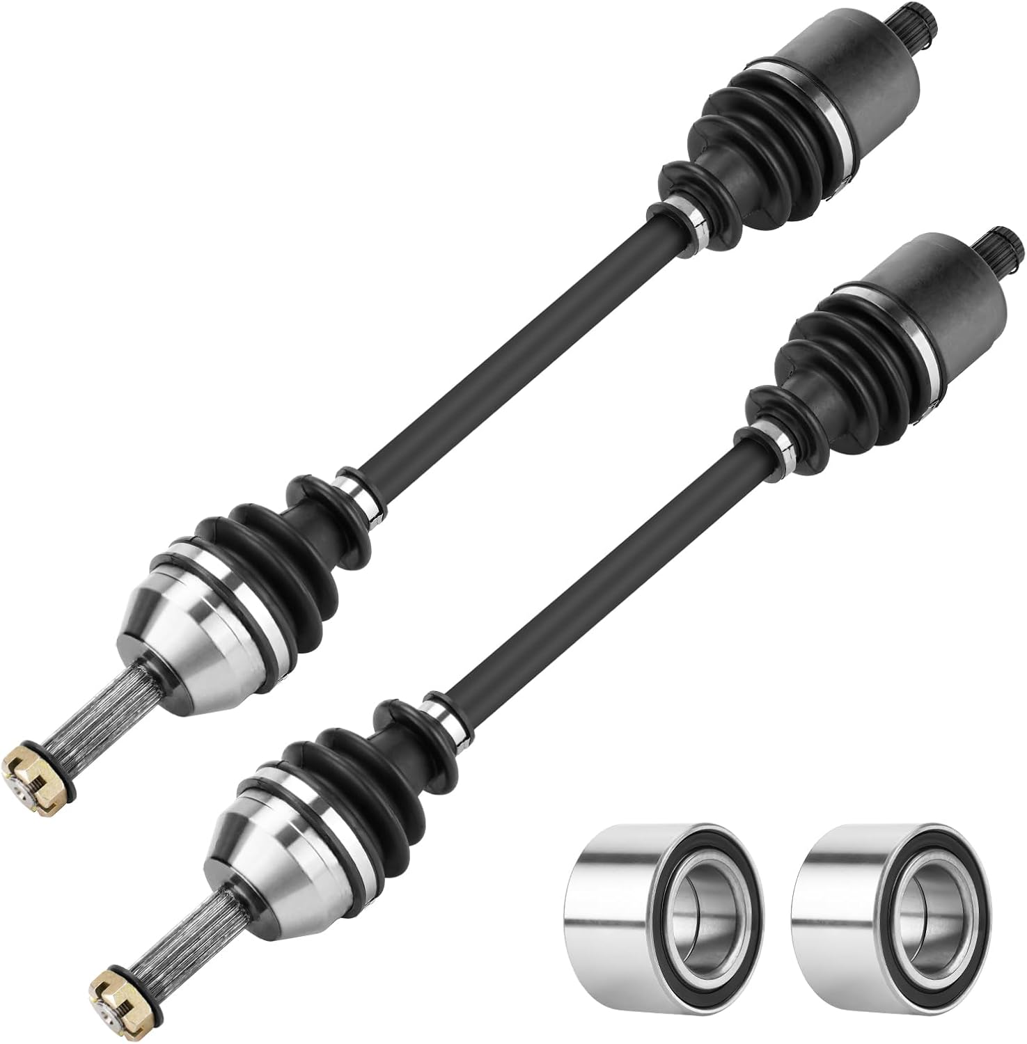 Front CV Axle Shaft for Polaris Ranger 500 570 Midsize EV ETX EPS (570 Full Size Not Included) 2015 2016 2017 2018 2019 2020 2021 2022 1333238-1Pcs Left/Right ATV Axles