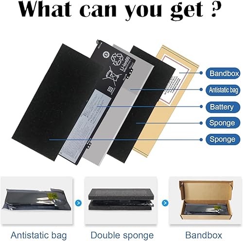 Miniatura 6 de L17C4PB0 81EM L17M4PB0 Batería para Lenovo Flex 6 6-14 6-14IKB 6-141KB 6-14ARR, IdeaPad 530S 530S-14IKB 530S-141KB 530S-14ARR 530S-15IKB 530S-15IKB