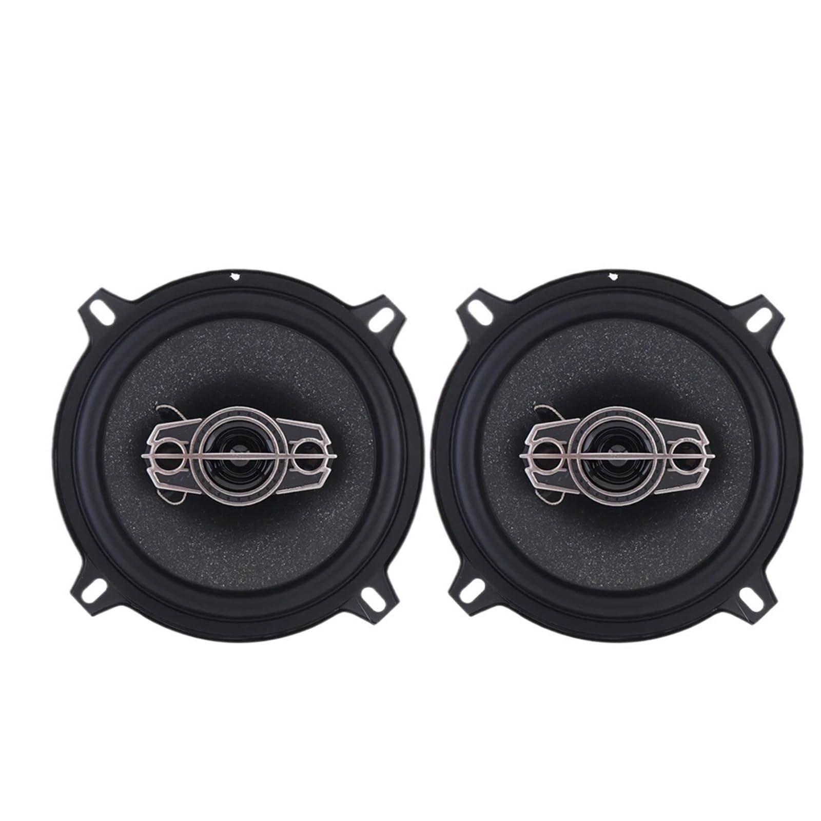 Głośnik Głośnik Wysokotonowy 2 szt. Głośniki samochodowe 4/5/6 cali 4-drożny subwoofer Audio muzyka stereo pełna częstotliwość współosiowy głośnik samochodowy Hifi(2pcs 5 Inch)