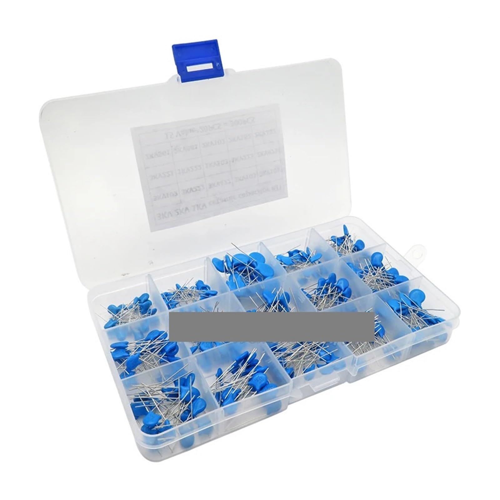 ICXLPMC 15Values*20PCS Capacitor Set High Voltage Ceramic Capacitors Assortment Assorted Kit Box 1nF 2.2nF 10nF 22nF 0.47nF 0.56nF-10nF