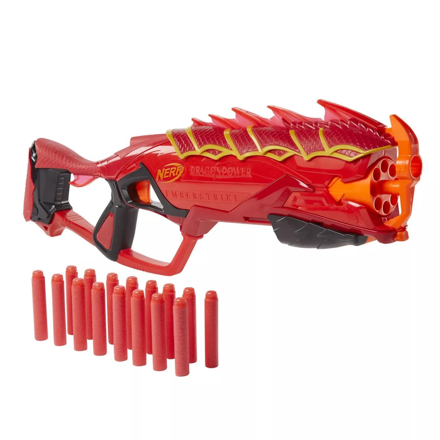 Amazon.com: Nerf DragonPower Emberstrike 8-dart Rotating Drum With