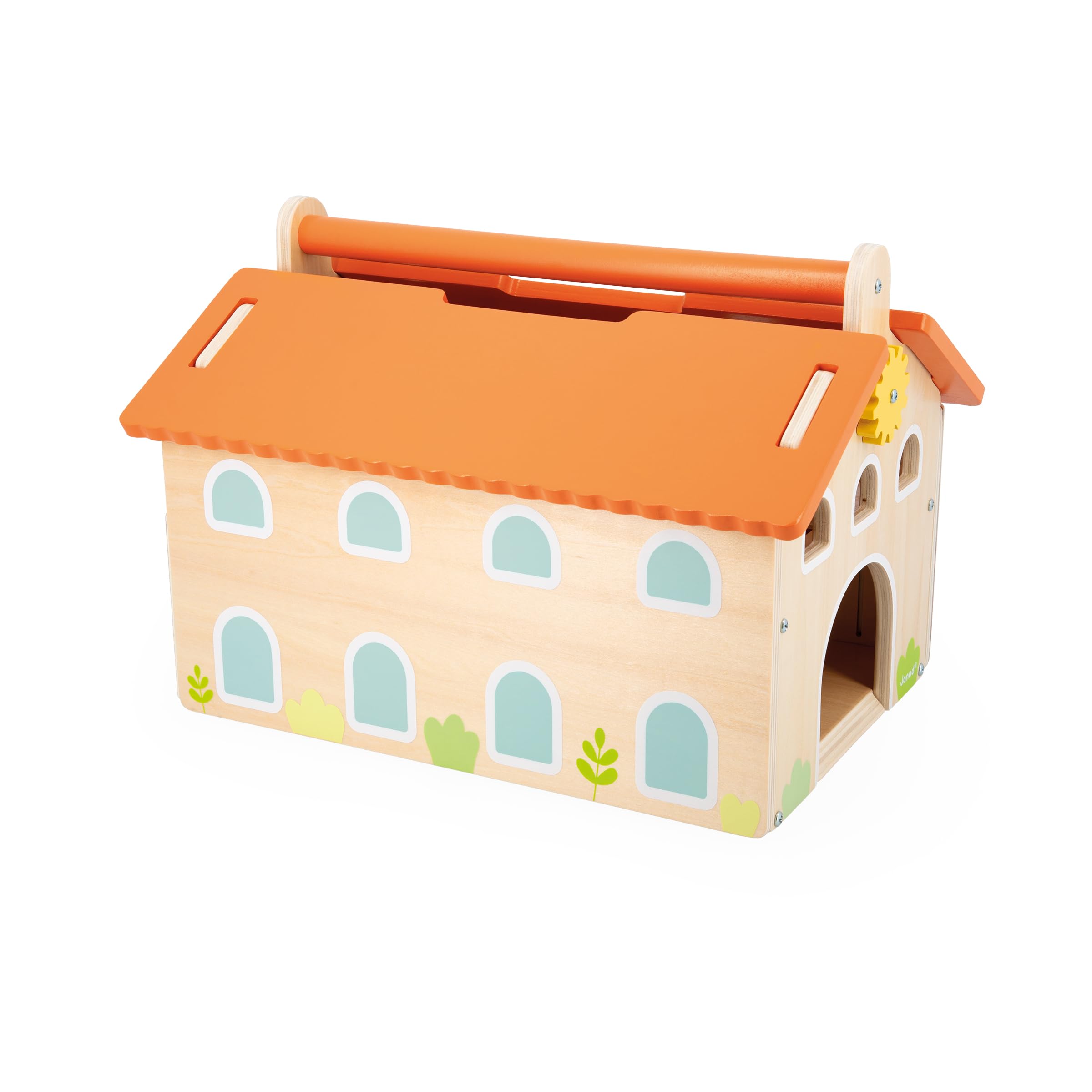 Janod - La Mia Prima Fattoria in Legno - 16 Accessori - Giocattolo di Imitazione per Bambini - Sviluppa la Manualità e l'Immaginazione - Giocattolo in Legno FSC - dai 24 Mesi, J03318