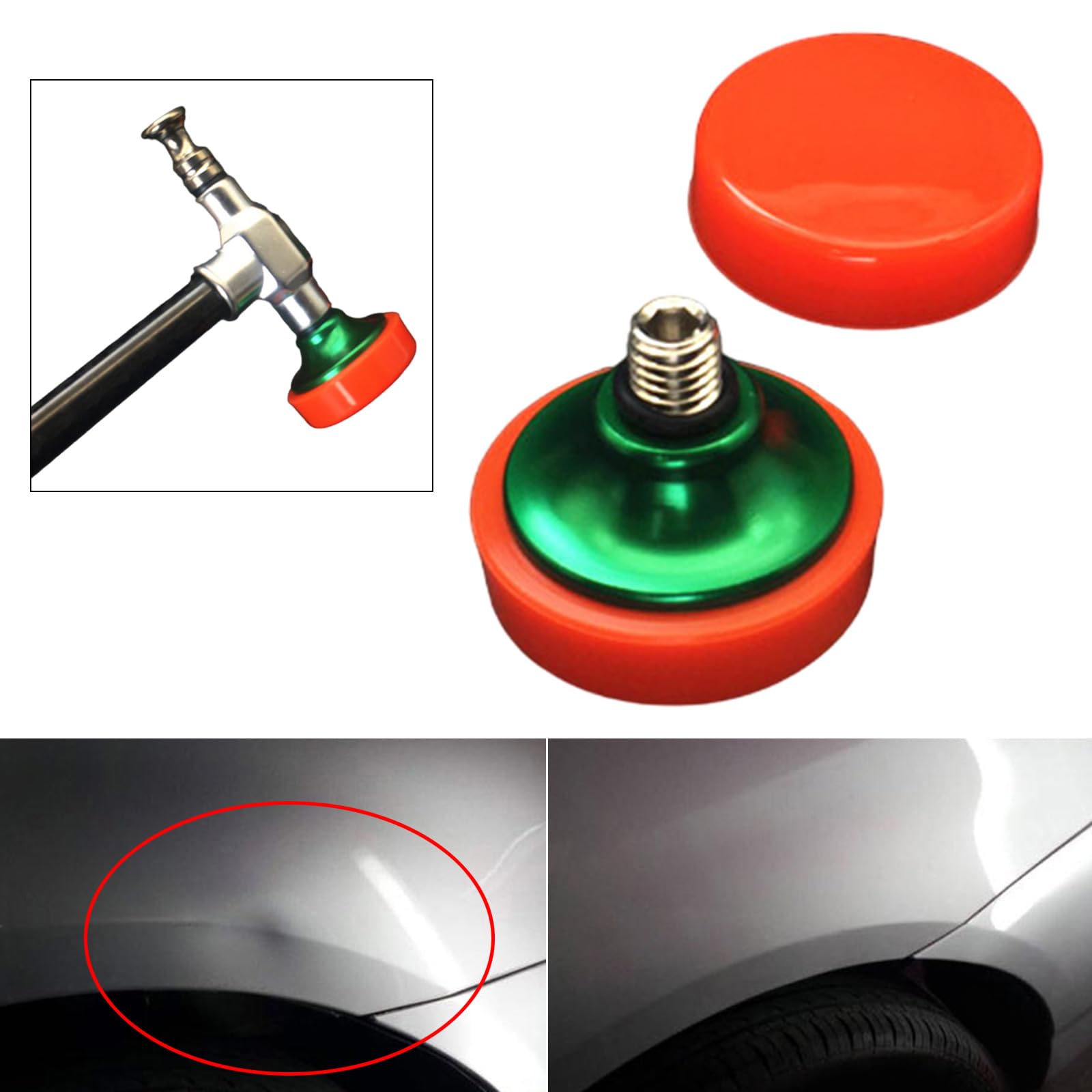 SYJHHWGS Auto Body Paint Paint Repair Hammer Rubber Coated Tip Blend Hammer Tip 5/16