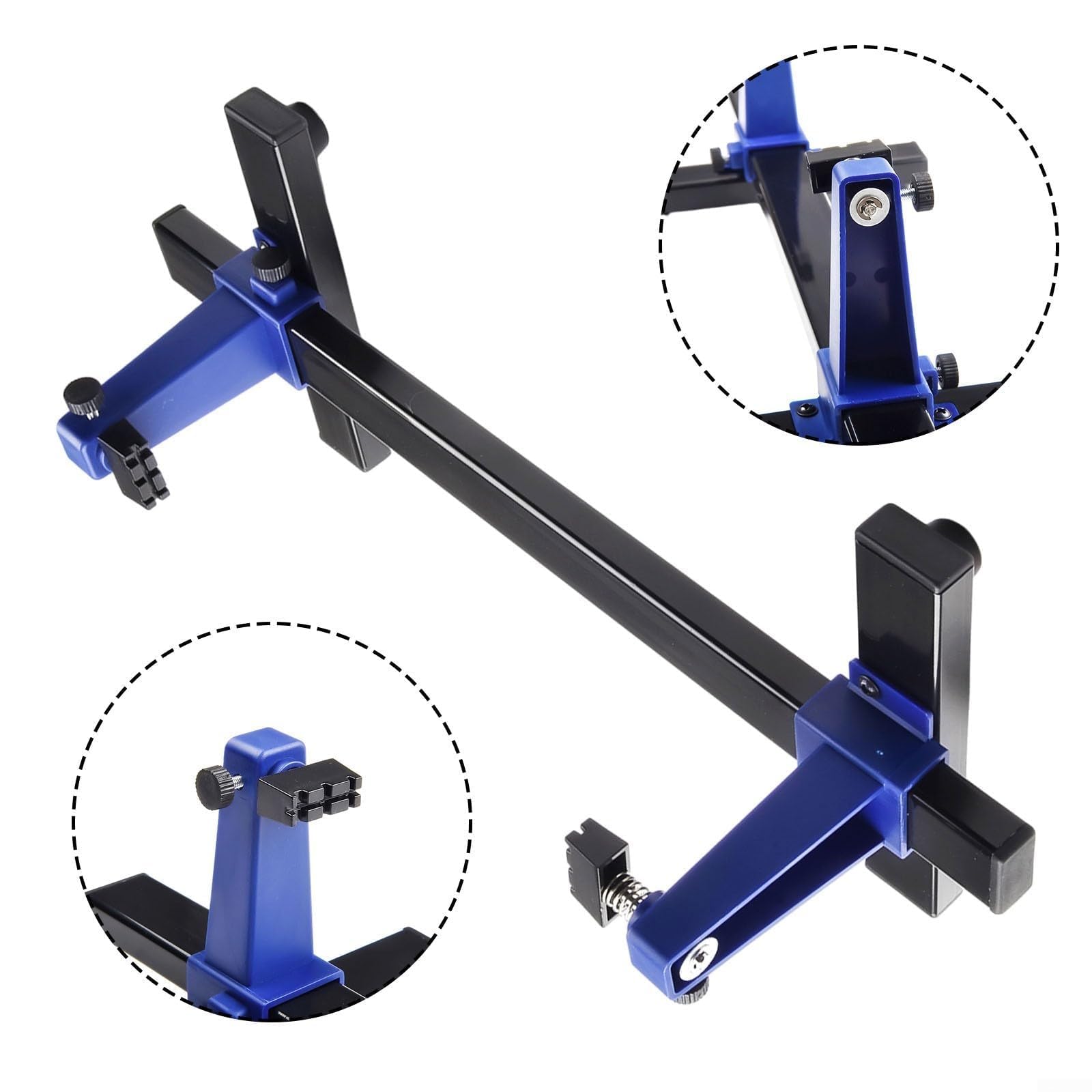 Soporte ajustable para PCB 0-300 mm, herramienta de montaje de placa de circuito, rotación de 360 °, abrazadera de soporte de soldadura para un flujo de trabajo eficiente