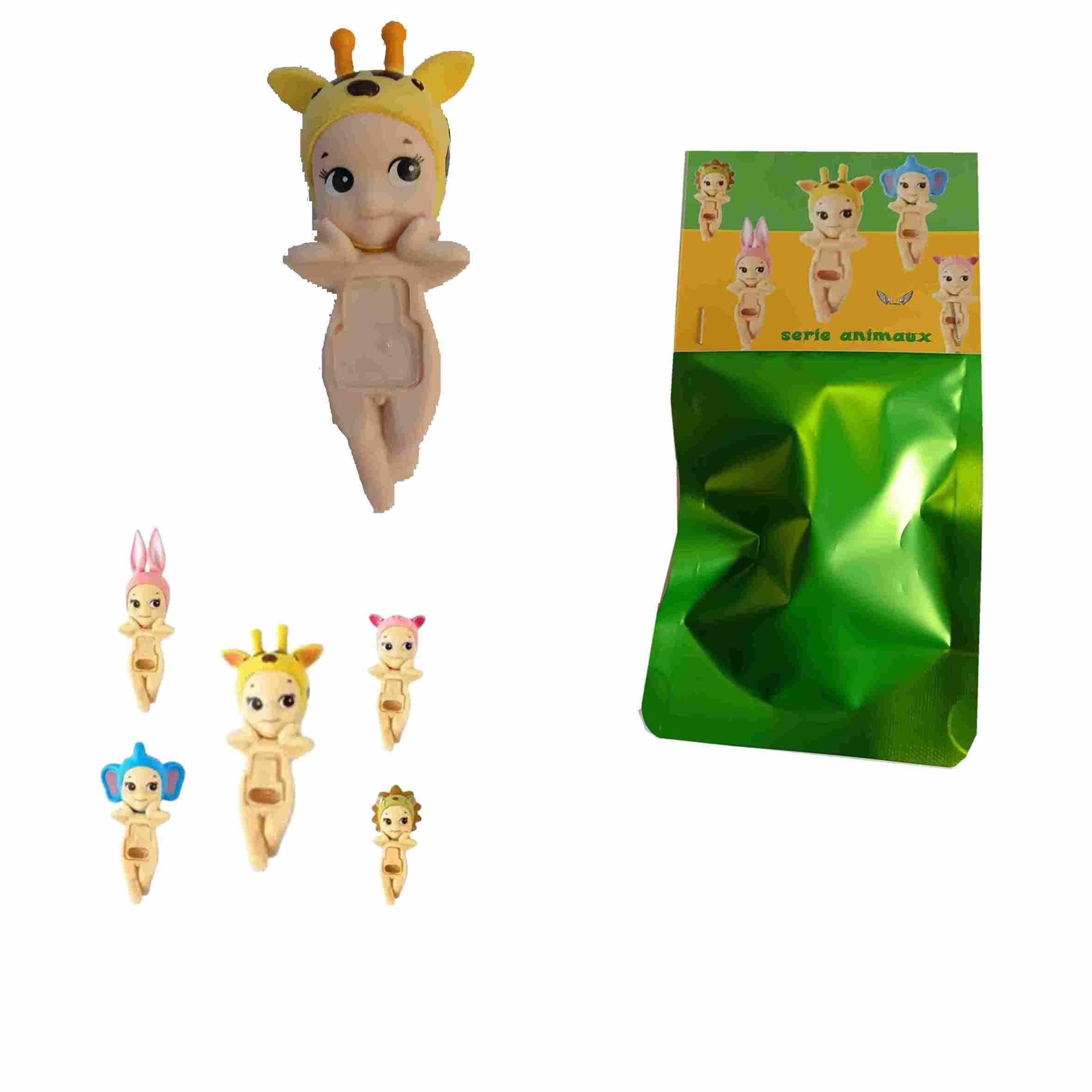 Figurines BB Angell Série Hippers - Ornements Sonny Angel Aléatoire Pour Téléphone Et Bureau