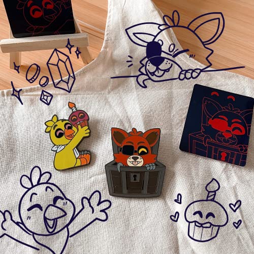 Image of Youtooz Five Nights At Freddy's Pin, Official Licensed FNAF Pins, Collectors FNAF Pin Collection Includes Pin By Youtooz Five Nights At Freddy's Collection