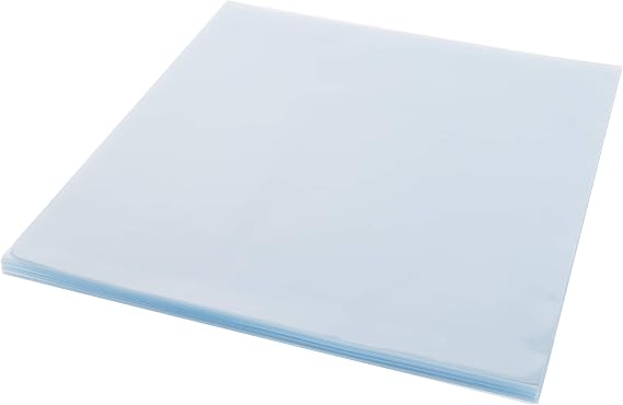 BCW 12-Inch Vinyl Record Sleeves, 2 Mil Polypropylene, Clear, 100 Count
