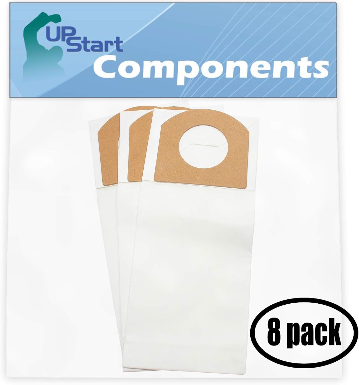 UpStart Battery 24 Replacement for Dirt Devil Ultra Hand Vac R08230 Vacuum Bags - Compatible with Dirt Devil 3010348001, 3010347001, Type G Vacuum Bags (8 Pack - 3 Vacuum Bags per Pack)