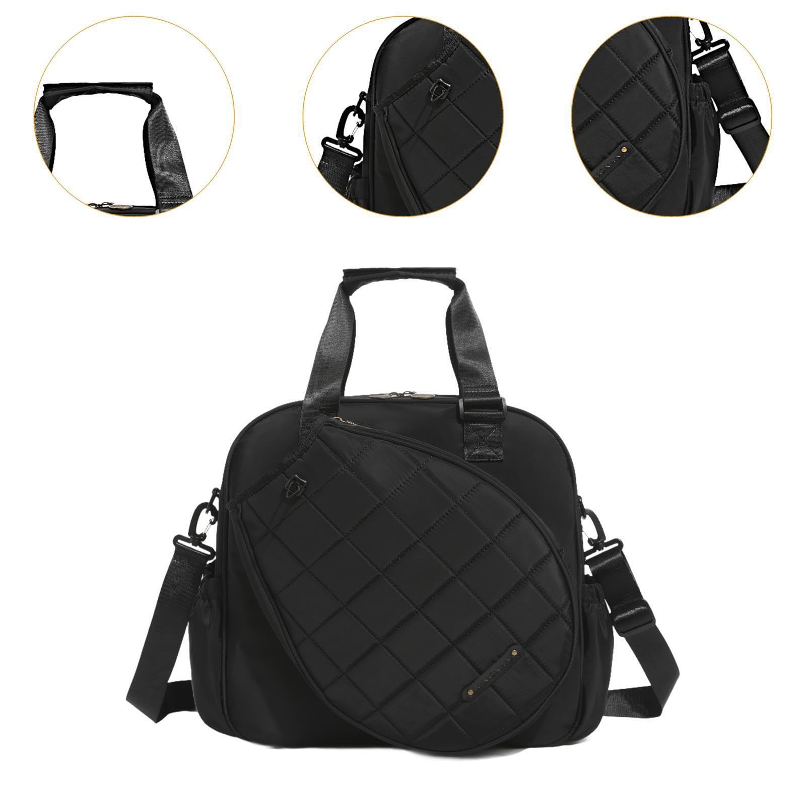 Borsa Sportiva da Badminton e Tennis, con Caratteristiche di impermeabilità Elevate e Grande capacità, per Donne appassionate di Sport, Grande Borsa
