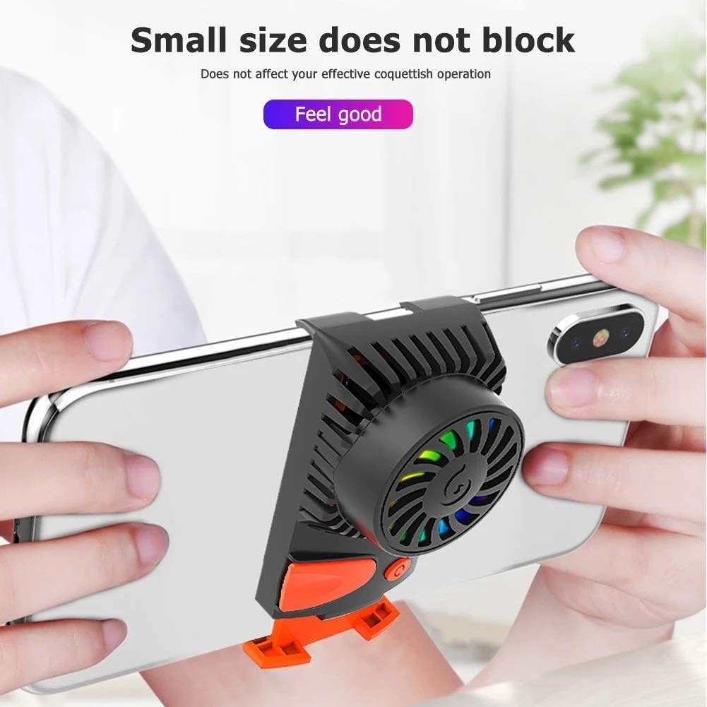 Universal Mobile Phone Cooler Portable Gaming Fan Heat Sink Radiator Cellphone for Outdoor Mobile Phone Accessories
