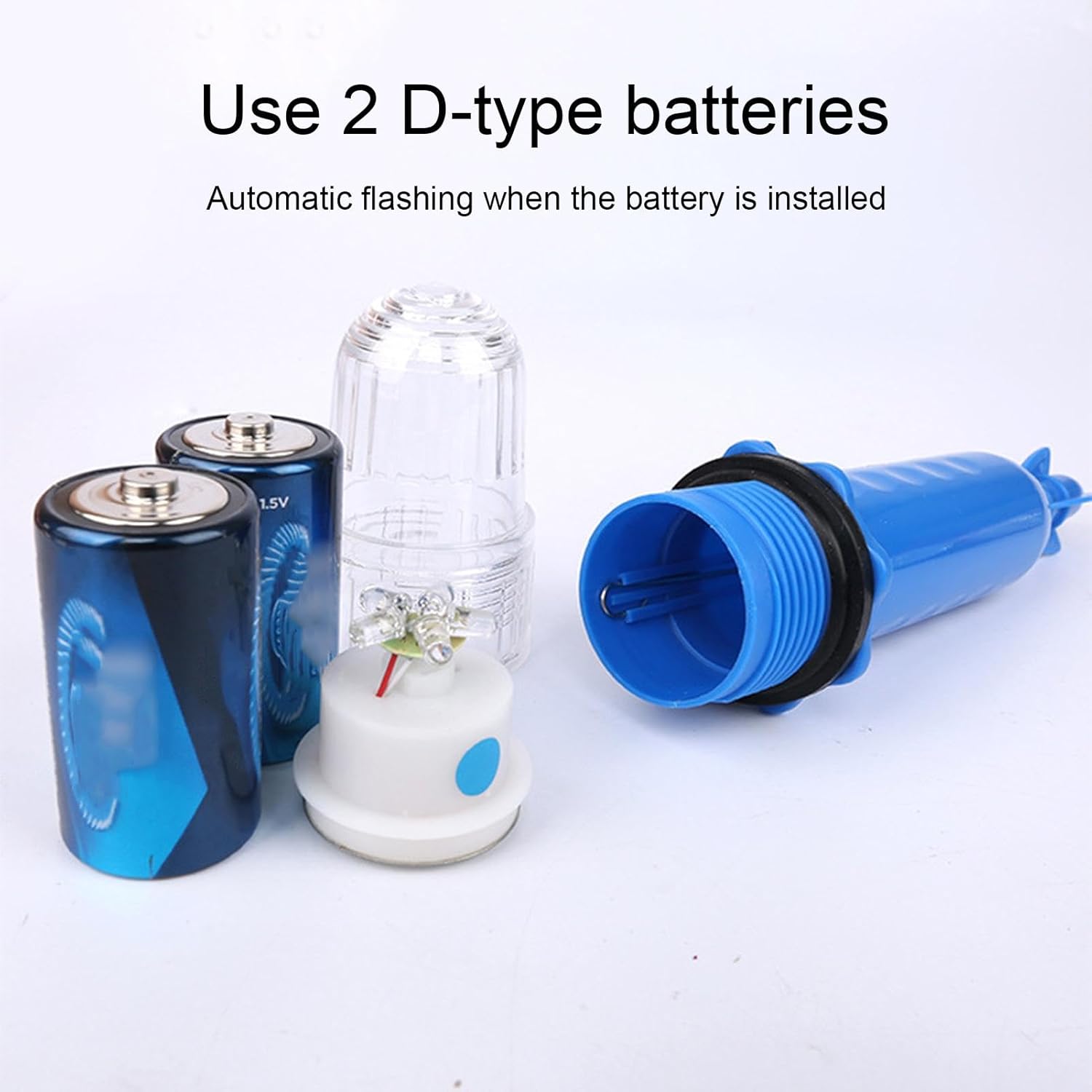 LED Flare for Boats, Fishing Boating Marine Signal Lights, Marine Flares for Boats, Electronic LED Fishing Light, Day/Night Flare Boating Safety Flare