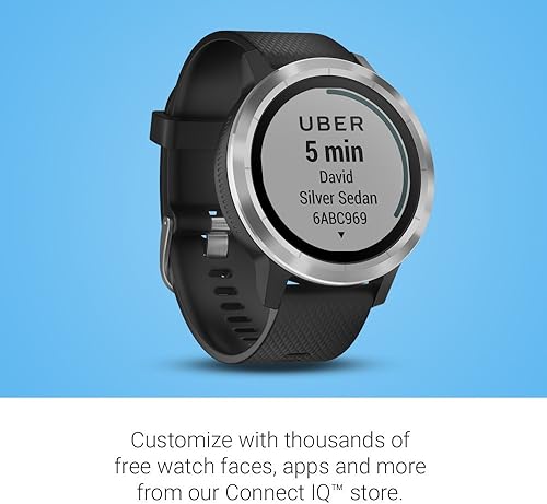 Miniatura 4 de Garmin Vivoactive 3 GPS Smartwatch con aplicaciones deportivas integradas negroplateado renovado