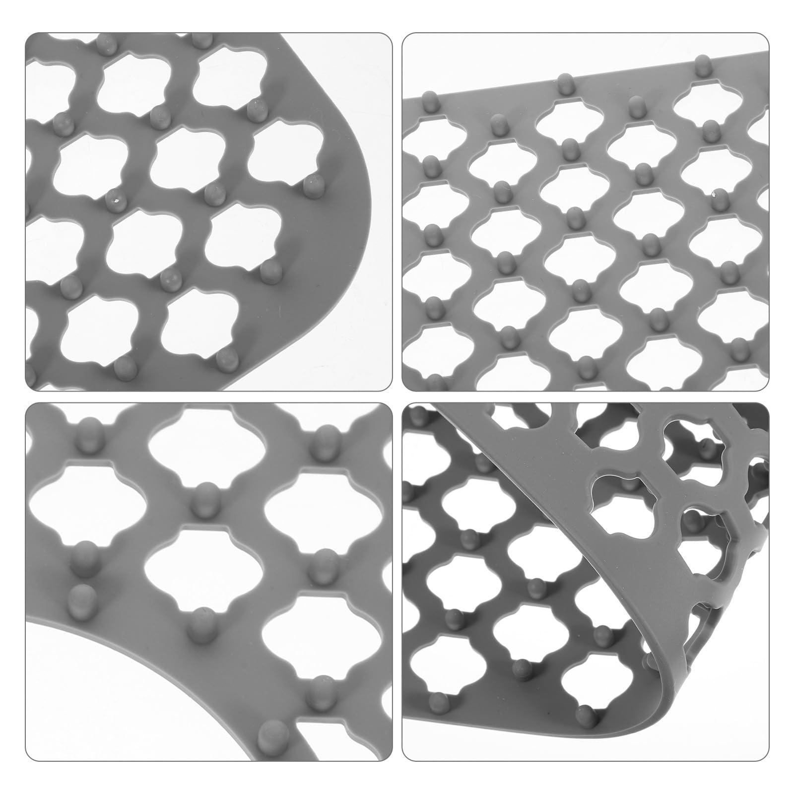 Abaodam Tappetino Drenante Protezione Anti-scivolo in Silicone per Lavello Cucina Funzione di Filtraggio e Drenaggio Rapido per Uso Domestico in Cucina