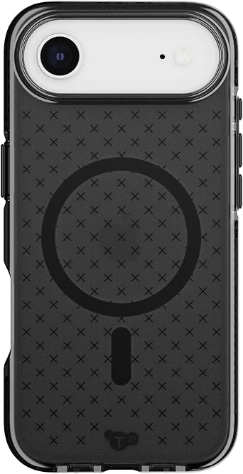 Tech21 EvoCheck Case for iPhone 17 Air Smokey/Black | Slim Protective Case | Impact Protection | MagSafe Compatible