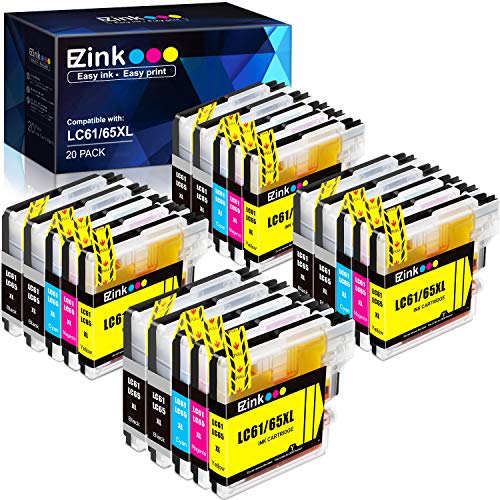 E-Z Ink (TM) Compatible Ink Cartridge Replacement for Brother LC-61 LC61BK LC61C LC61M