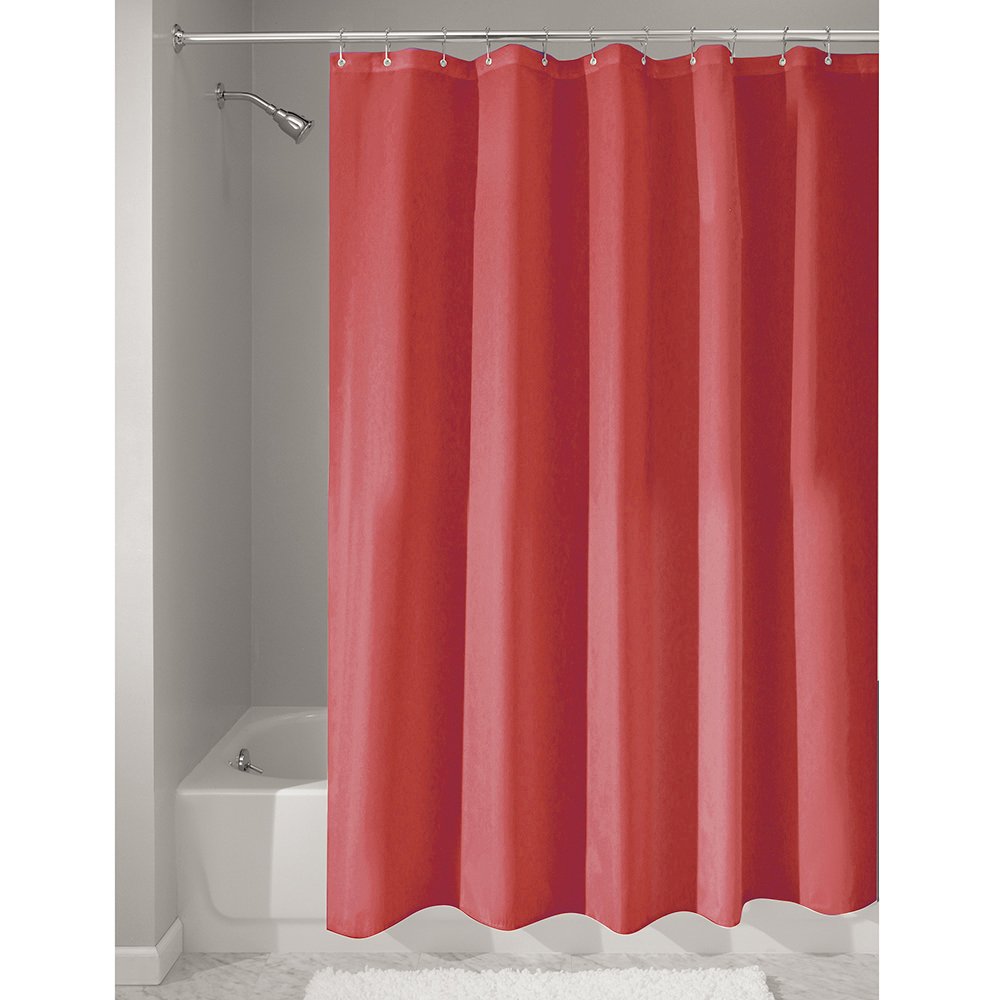 Shower Curtains With Red Curtains & Drapes