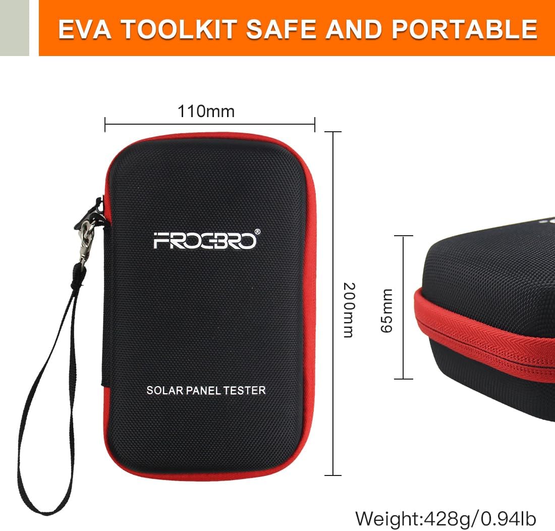 Eosnow Pannello fotovoltaico da 1600W Multimetro Multimetro MPPT Tester