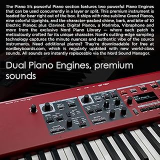 Clavia Nord Piano 5 73 · Piano de scène - Les Beatles, Paul McCartney, John Lennon, RIngo Starr, George Harrison Clavia Nord Piano 5 73 · Piano de scène – Image 6