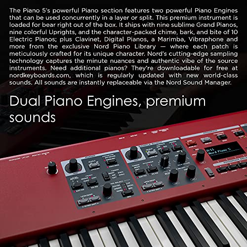 Clavia Nord Piano 5 73 · Piano de scène - Les Beatles, Paul McCartney, John Lennon, RIngo Starr, George Harrison Clavia Nord Piano 5 73 · Piano de scène – Image 7