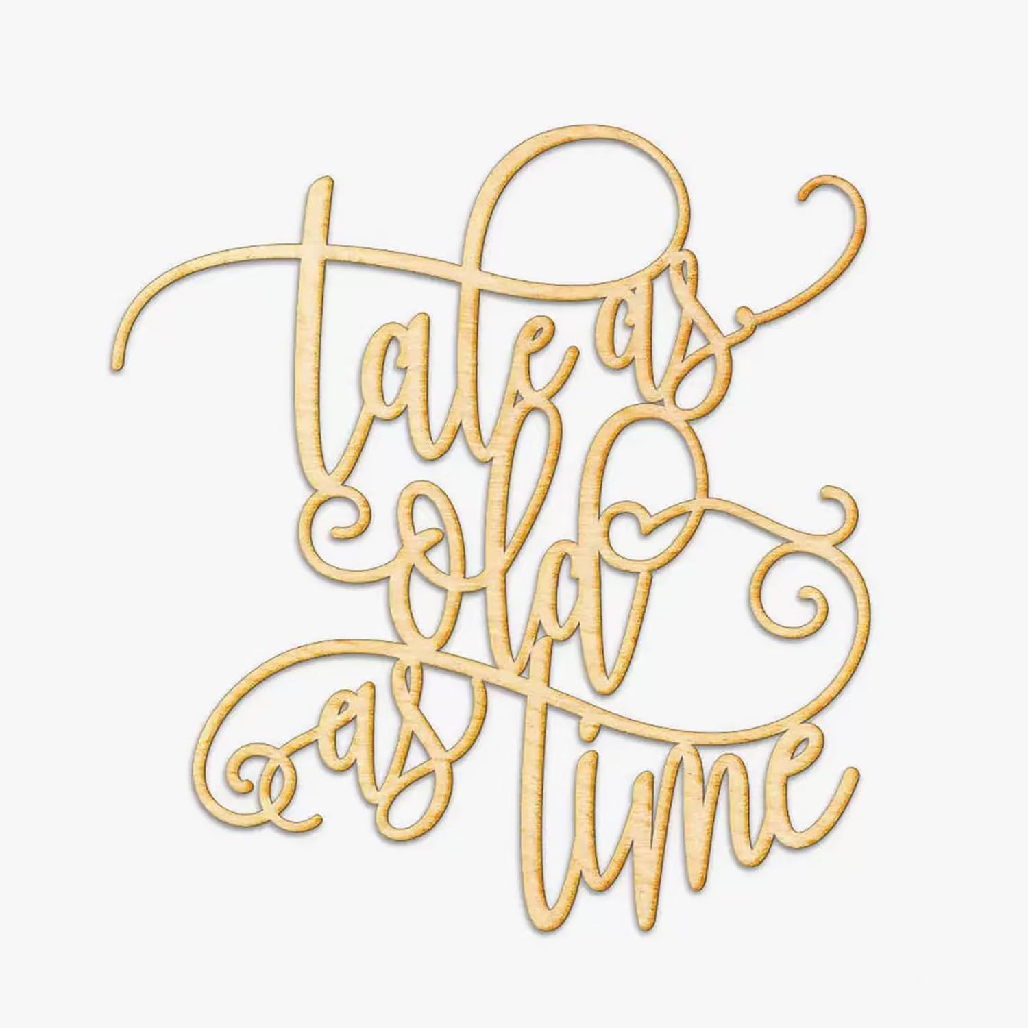 Tale as old as Time Sign for Background,Wedding Party Decoration for Engagement/Bachelorette/Wedding Anniversary/Bridal Shower Party Decorations