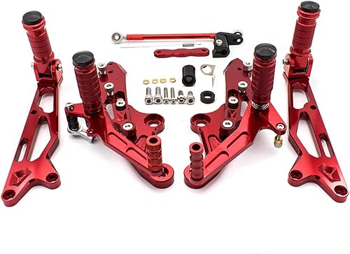 Miniatura 6 de FXCNC Juego de clavijas traseras ajustables para motocicleta CNC Billet compatible con Grom MSX125 2017 2018 2019 2020 2021