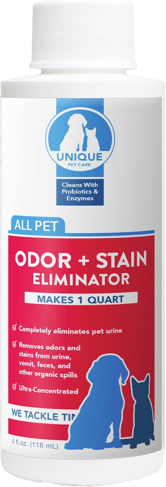 Unique 201-1 Pet Odor and Stain Eliminator - 4 oz. Concentrate
