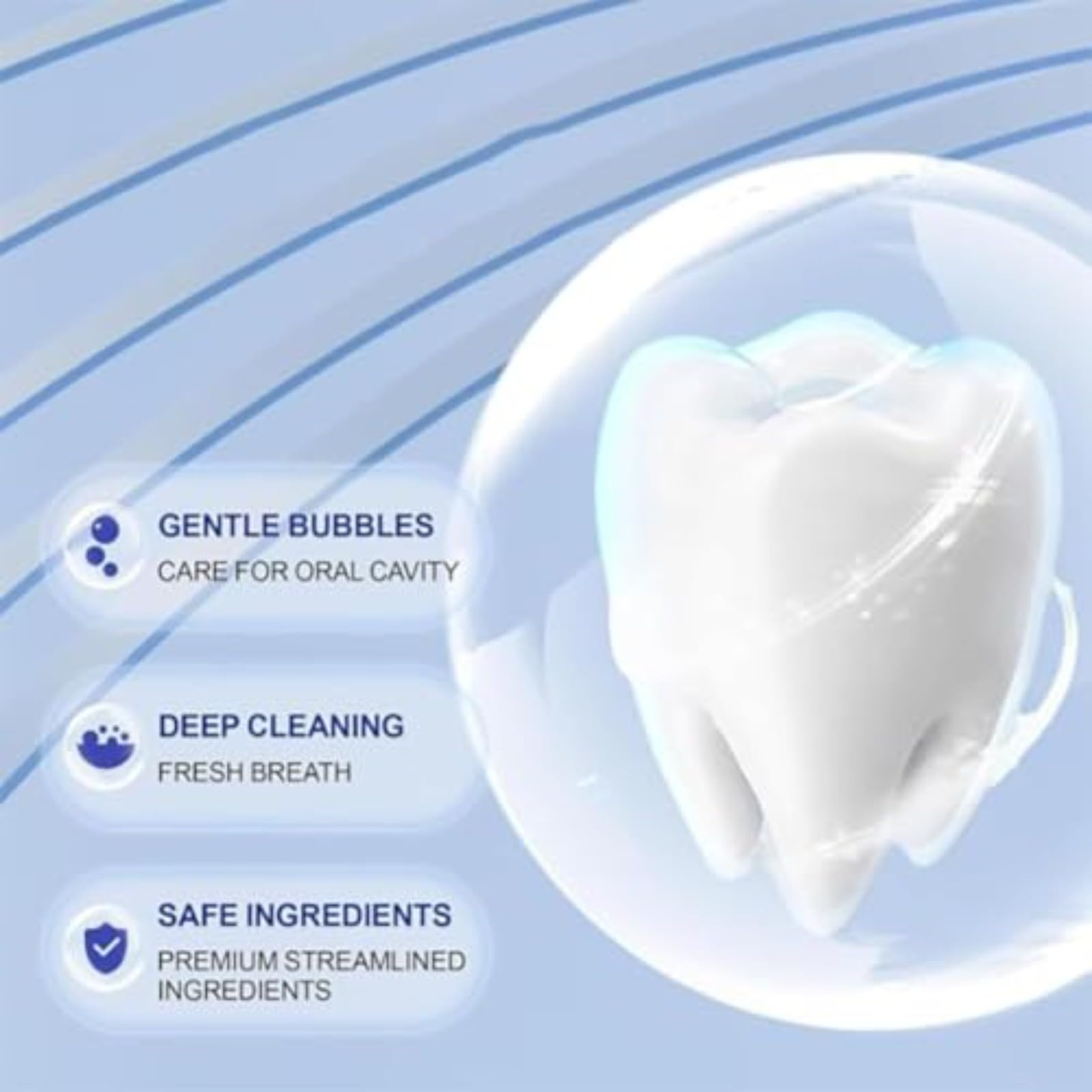 Dentifricio Nano Idrossiapatite Al 10% - Senza Fluoro,riparazione E rimineralizzazione dello smalto,Sbiancamento E Protezione Della Cavità Per Denti Sensibili,Sapore Di Menta Fresca,120 G (5pcs)
