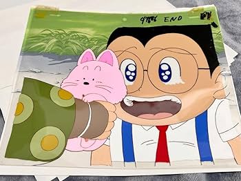 Amazon.co.jp: Dr.スランプアラレちゃん セル画 オボッチャマン 背景