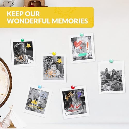 Miniatura 3 de Mafiti 5 rollos de papel de impresión de repuesto de cámara instantánea para niños K27/D101/Q5 para niños, impresión instantánea, impresión