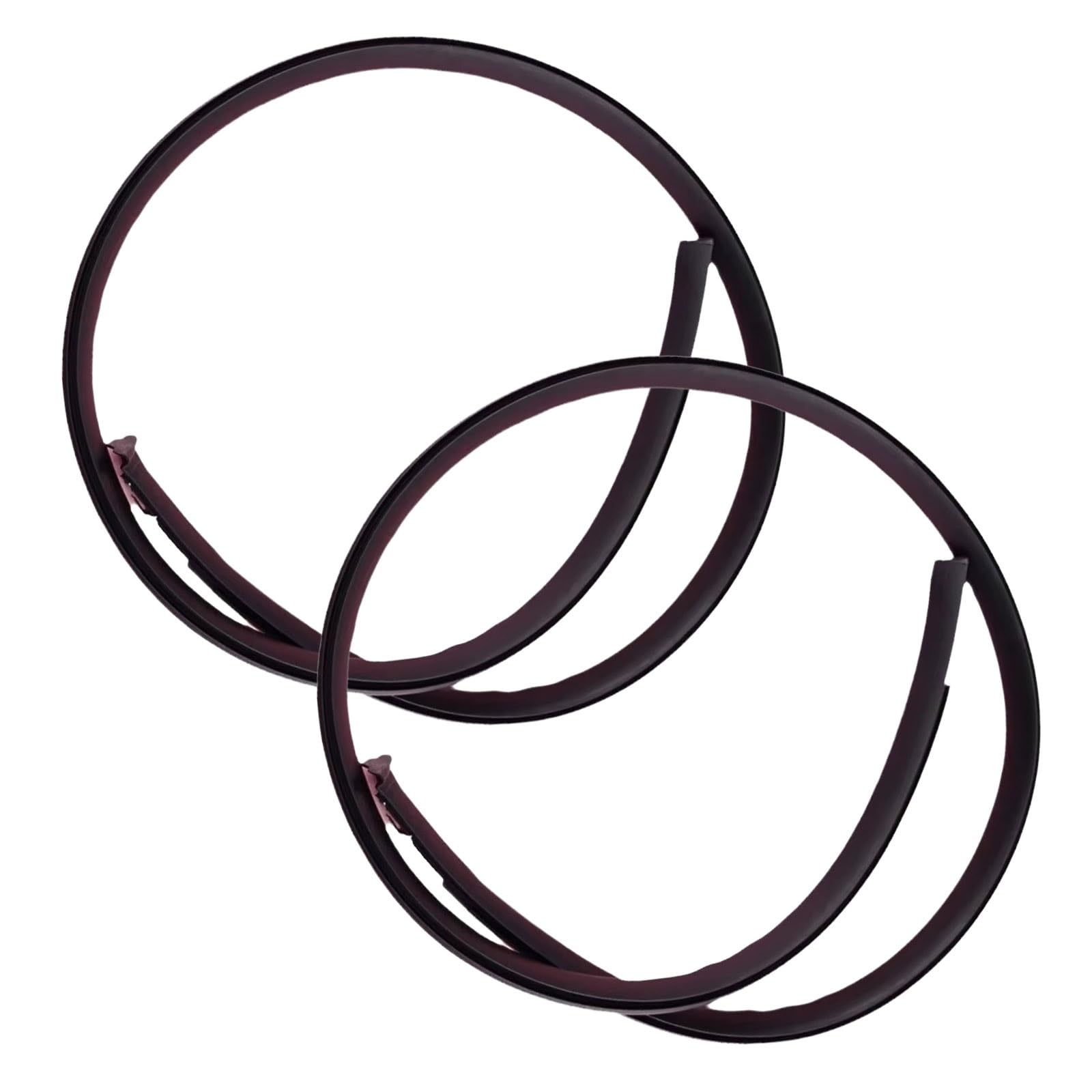 Glilar One Color Roof Weatherstrip Trim For Fit Sedan 4-Door 2009 2010 2011 2012 2013 2014 Car Roof Strip Styling Mouldings Replaces 74316-Tf0-003 74306-Tf0-003(1 Pair)