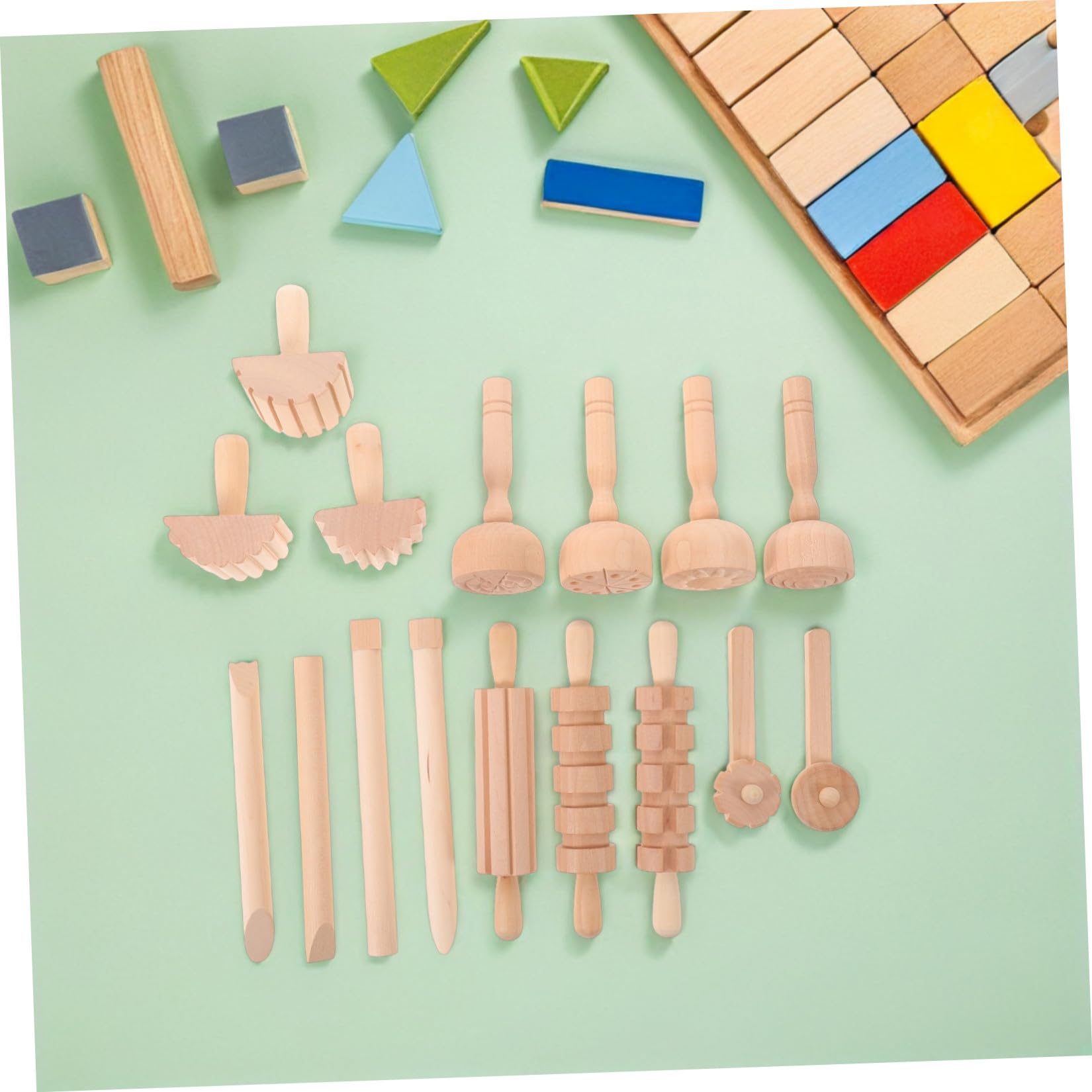 Creativo di Pasta Modellabile per Strumenti in Legno per attività Manuali e Sviluppo della creatività Infantile
