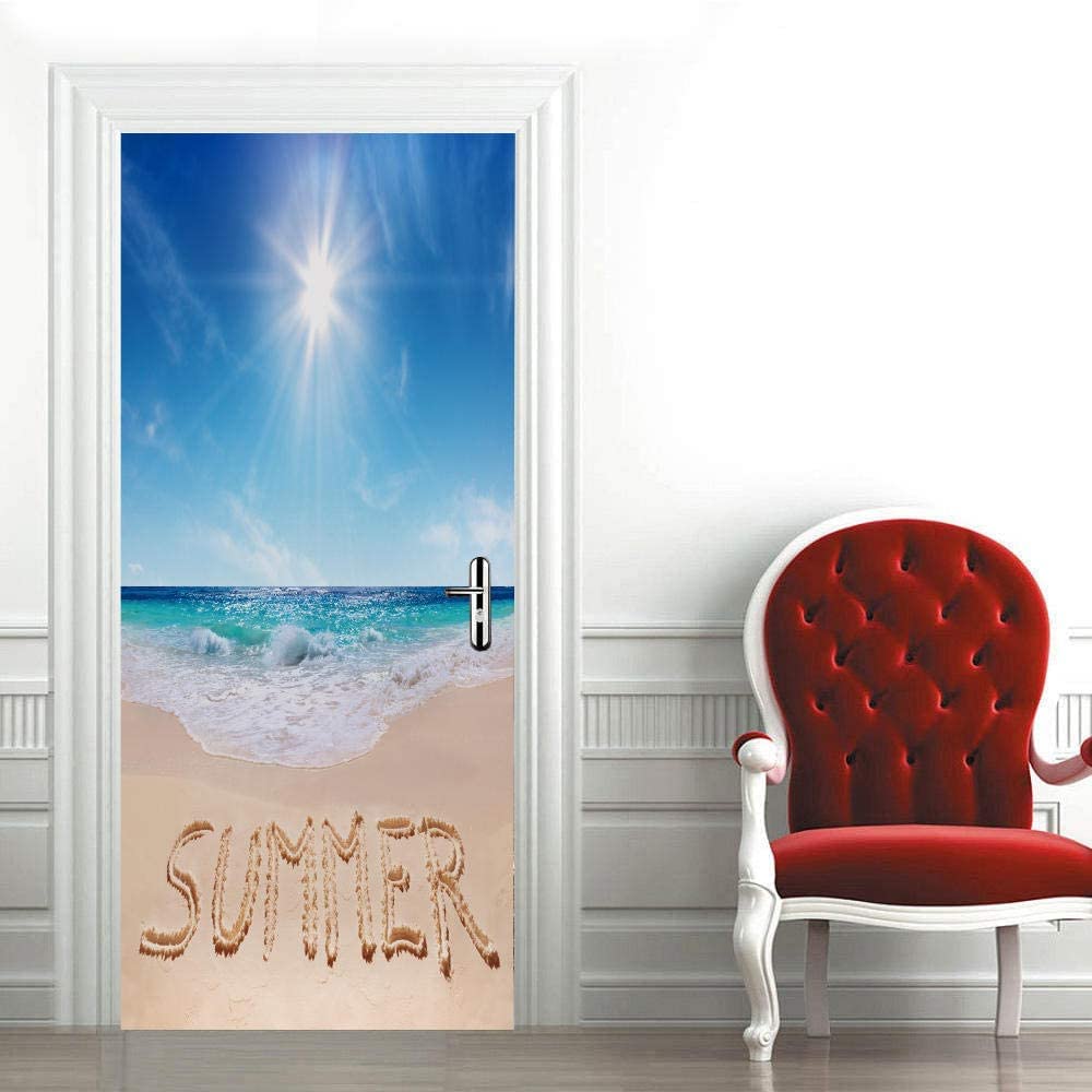 Adesivi Murali Per Porte 77 X 200 Cm Adesivo Per Porta Carta Da Parati