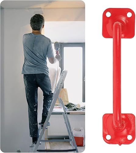 Miniatura 7 de OSALADI Juego de 2 barras de metal de seguridad para niños, accesorios para juegos al aire libre, patio trasero, casa de árbol, casa de escalera