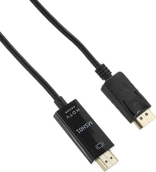 سعر ومواصفات كيبل محول ديسبلاي بورت دي بي الى اتش ام اي من اكسون X1063 بطول 1.8 متر يدعم دقة HD 1080P-2K-4K للكمبيوتر واللاب توب وجهاز عرض HDTV وبلاي ستيشن 4-5 - 1.8 - اسود لجهاز العرض HDMI (B0CP6KX7FF) على Amazon EG