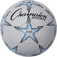 Champion Sports Viper Soccer Ball Size 5 - Soft Touch TPU Cover, Air Lock Butyl Bladder, Durable Indoor Outdoor Training Ball for Youth & Adults