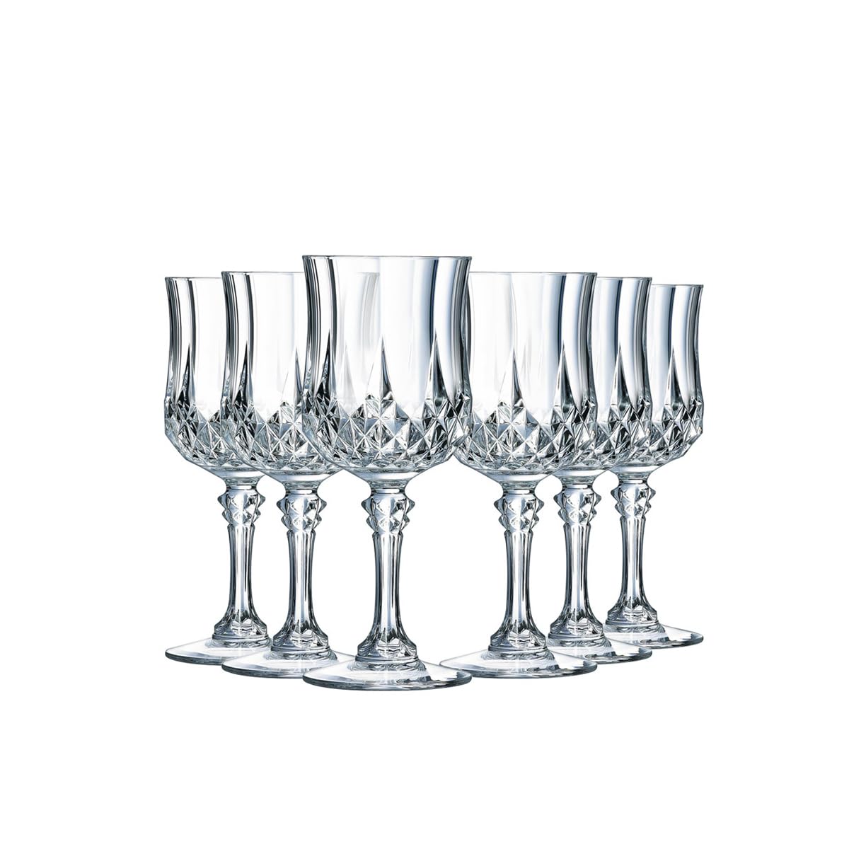 Cristal D'arques Paris, Set di 6 bicchieri da liquore da 6 cl, in Kwarx, lucidi, trasparenti e ad alta resistenza, realizzati in Francia, adatto alla vendita online.