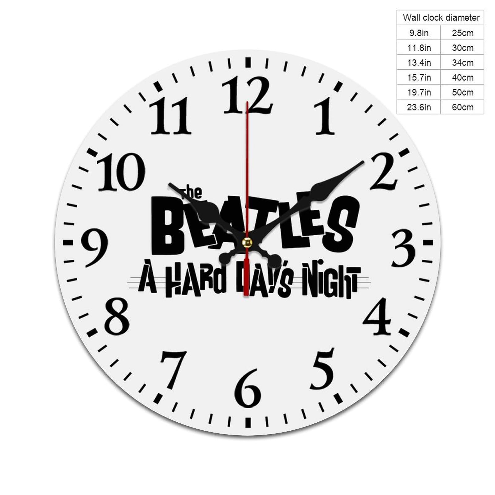 Amazon.co.jp: 掛け時計 BEATLES ザ・ビートルズ ウォールクロック 