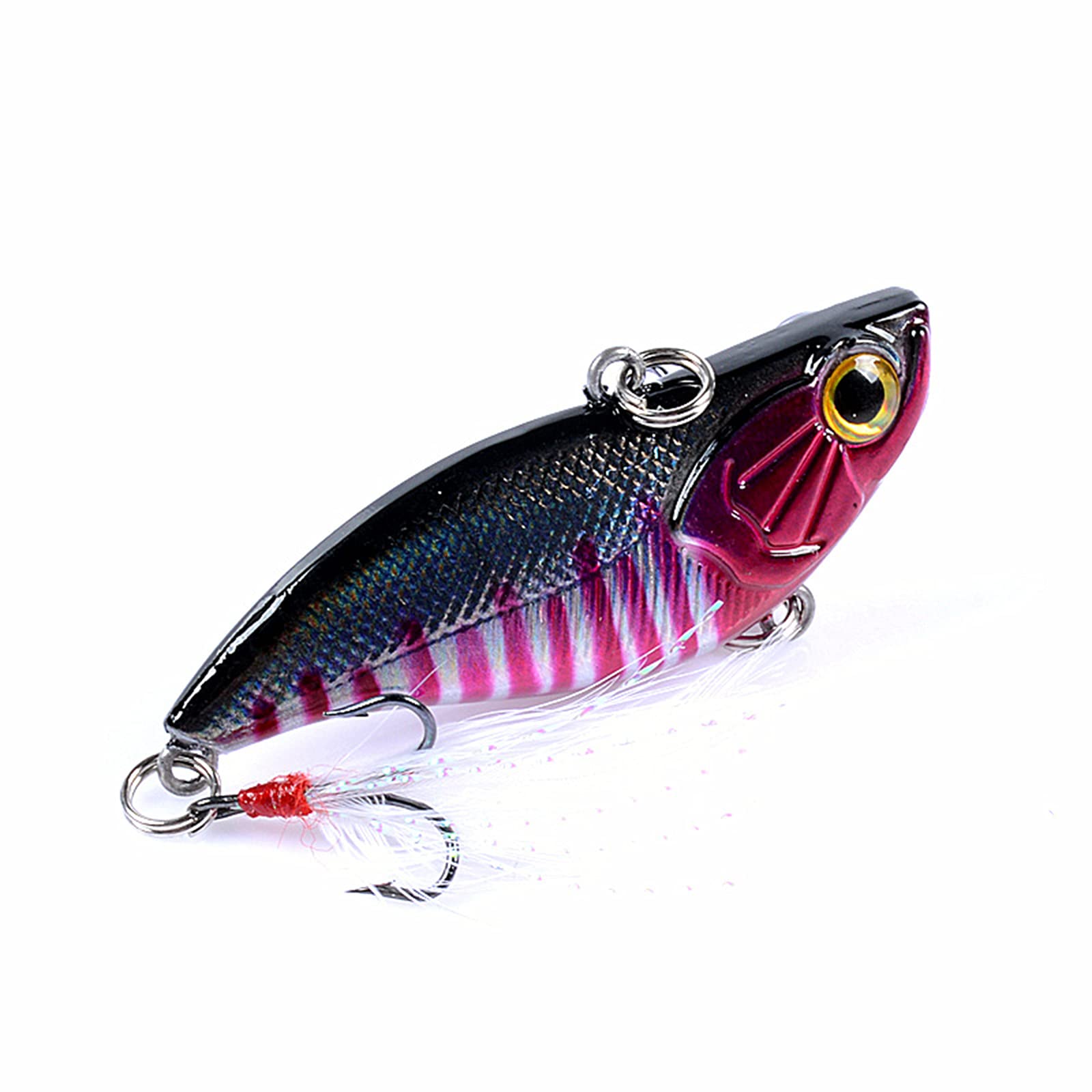 Set Da Pesca Bionico 3D – 5 Esche Nuotanti Con Ami Tripli Resistenti, Ideali Per Acqua Dolce E Salata