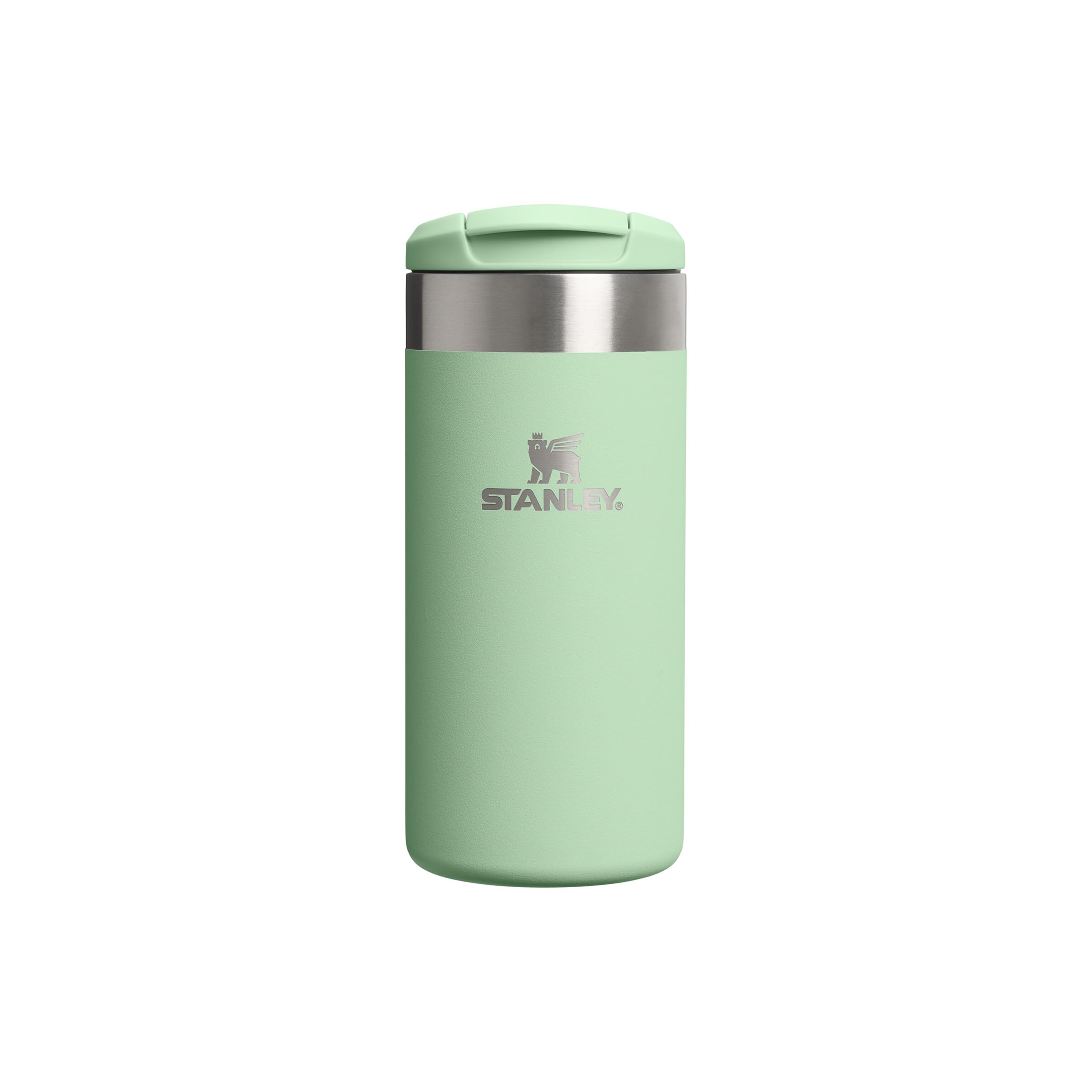 Stanley 1913 Aerolight Transit Travel Mug 0.35L - Keeps 4 Hours Hot - 6 Hours Cold - Dishwasher Safe - Leakproof - Car Cup Holder Compatible - Insulated Coffee Cup - Pistachio โ image 1