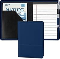 Vista 15 de Gorbado Carpeta para portafolio o cartera, mini carpeta de 5 x 8 pulgadas, bloc de escritura legal, carpeta organizadora de documentos A5 para Negro