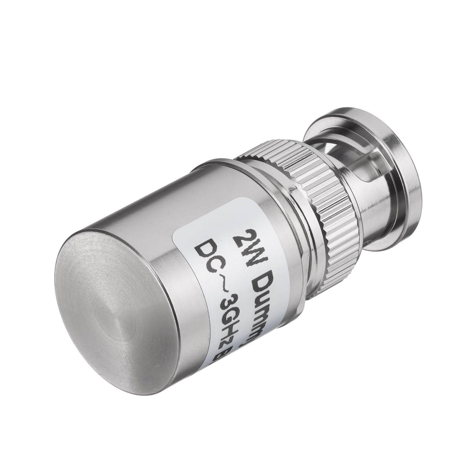 Bingfu Terminatore RF BNC 2W, Carico Fittizio Coassiale 50Ω, DC-3GHz, Connettore BNC Maschio, ROS ≤1.2 - per Test RF e Terminazione di Segnale