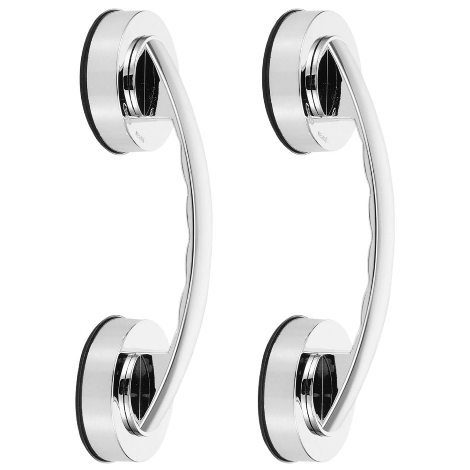 Pasamanos de baño con ventosa de plástico resistente POPETPOP de dos piezas