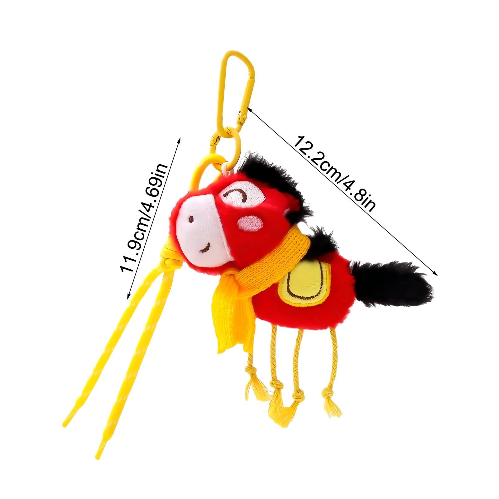 Colgante De Caballo Colgante Llavero Animal Año Nuevo | Llavero De Peluche Para Niños y Niñas y Cumpleaños Mochila Bolso y Cartera