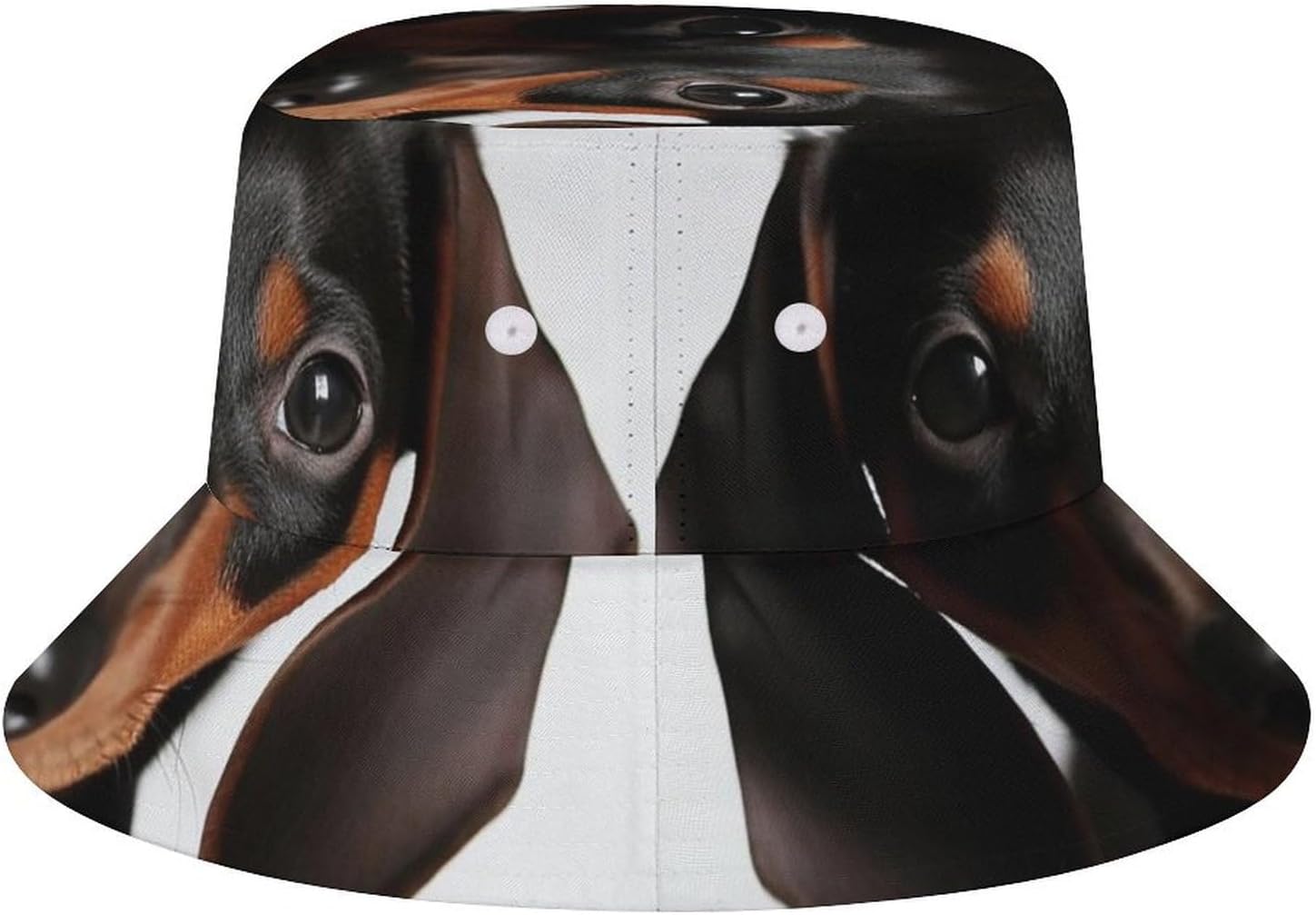 Cute Wiener Sausage Dog Bucket Hat Packable Sun Hats Travel Summer Beach Fisherman Cap for Women Men Teens