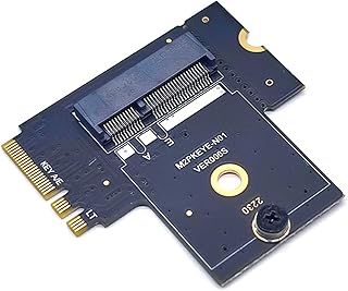 BYNNIX NGFF Key A to A Risers Adapter Board for SATA3.0 SSD Expansion Card Key A Risers Board Adapters Key A+E Risers Converter Adapter