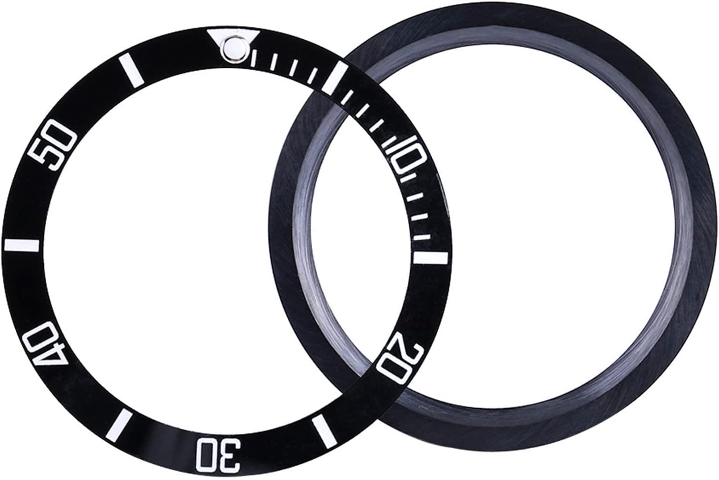 Professional Watch Bezel Insert Loop Replacement Parts - New Ceramic Watch Bezel Insert - Lightweight Replace Dial Ring | Clothing, Shoes & JewelryShoe, J(Black)