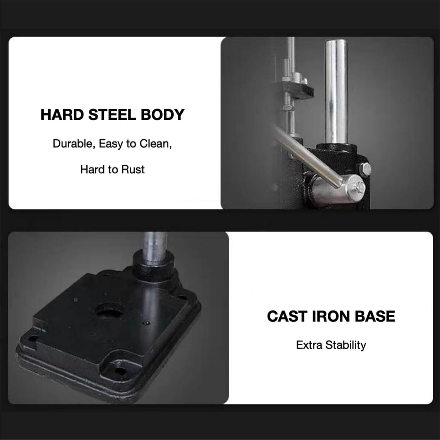 Adjustable Height Seafood Shell Opener Tool, Manual Oyster Shell Opener, Oyster Shell Opener with High Hardness Needle for Oysters Clams Scallops Shellfish Restaurant Seafood Buffet