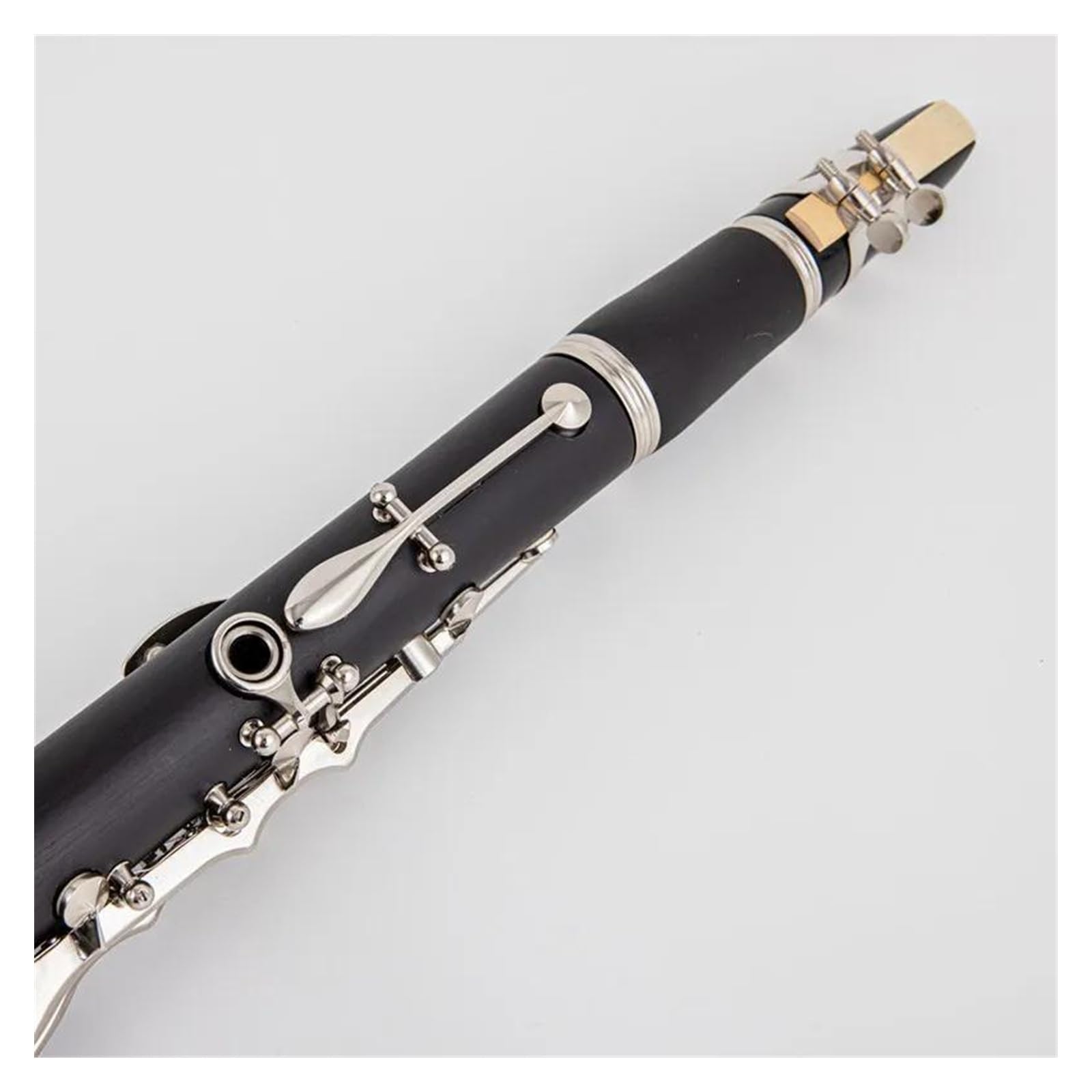 Clarinete Profesional Cuerpo De Baquelita Negra Clarinete En Tono Bb Kit De Clarinete De 17 Teclas Con Caja De Almacenamiento Y Accesorios
