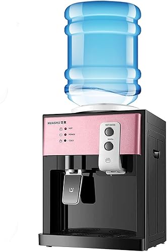 Dispensador de enfriador de agua de carga superior – Dispensador eléctrico de escritorio caliente y frío, 3 ajustes de temperatura hirviendo agua