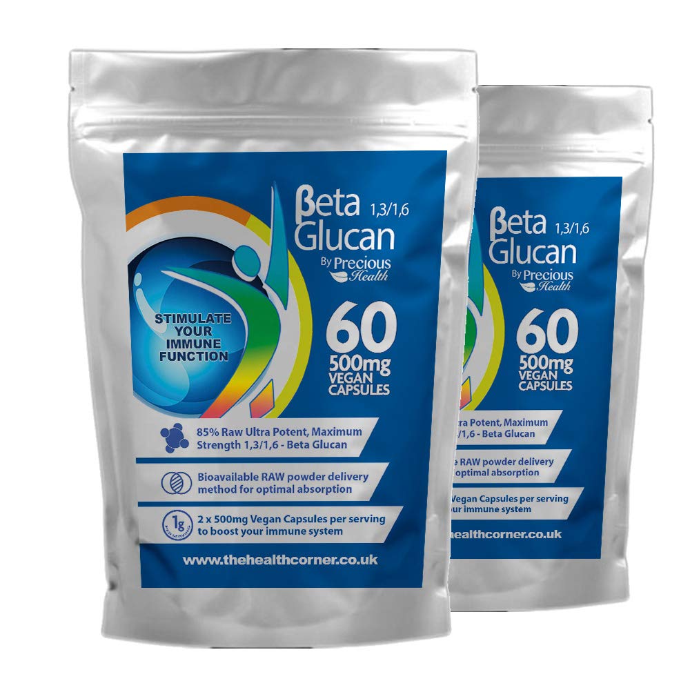 Beta Glucan Capsules Premium Quality Beta Glucans 1,3/1,6, 60